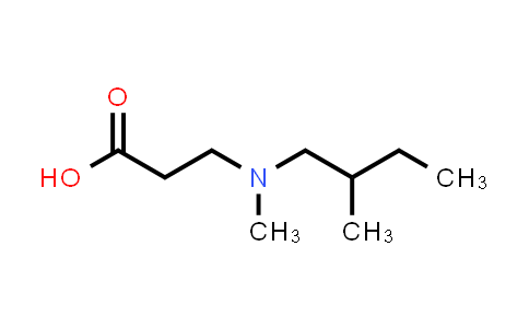 1096265-28-9 | 3-(methyl(2-methylbutyl)amino)propanoic acid