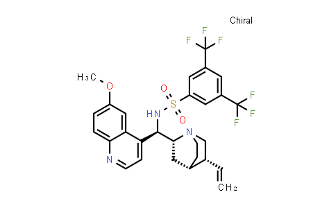 1096403-83-6 | N-[(9R)-6'-Methoxycinchonan-9-yl]-3,5-bis(trifluoromethyl)benzenesulfonamide