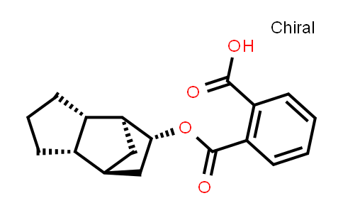 CAS No. 1096688-06-0, 2-((((3aS,4S,5R,7S,7aS)-octahydro-1H-4,7-methanoinden-5-yl)oxy)carbonyl)benzoic acid