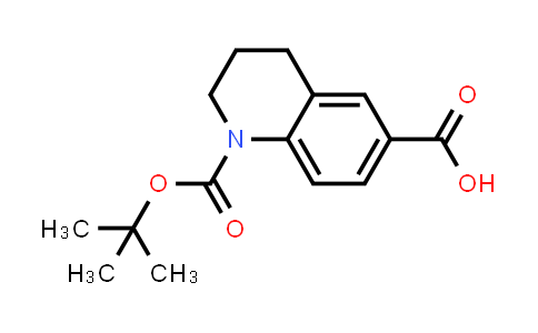 CAS No. 1097161-04-0, 1-(tert-Butoxycarbonyl)-1,2,3,4-tetrahydroquinoline-6-carboxylic acid