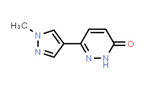 CAS No. 1100598-49-9, 6-(1-Methyl-1H-pyrazol-4-yl)pyridazin-3(2H)-one