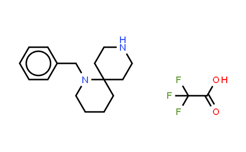 CAS No. 1100748-69-3, 1,9-Diazaspiro[5.5]undecane, 1-(phenylmethyl)-, (2,2,2-trifluoroacetate) (1:1)