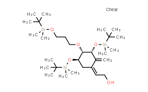 1101133-76-9 | (Z)-2-((3R,4S,5R)-3,5-bis((tert-Butyldimethylsilyl)oxy)-4-(3-((tert-butyldimethylsilyl)oxy)propoxy)-2-methylenecyclohexylidene)ethan-1-ol