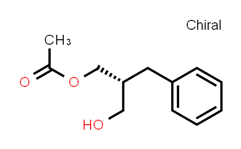 CAS No. 110270-49-0, 1,3-Propanediol, 2-(phenylmethyl)-, 1-acetate, (2R)-