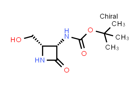 CAS No. 110312-83-9, tert-Butyl ((2S,3S)-2-(hydroxymethyl)-4-oxoazetidin-3-yl)carbamate