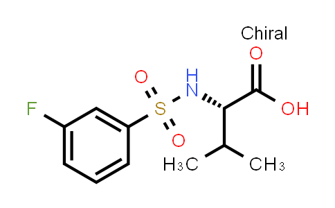 1103303-26-9 | ((3-Fluorophenyl)sulfonyl)-L-valine