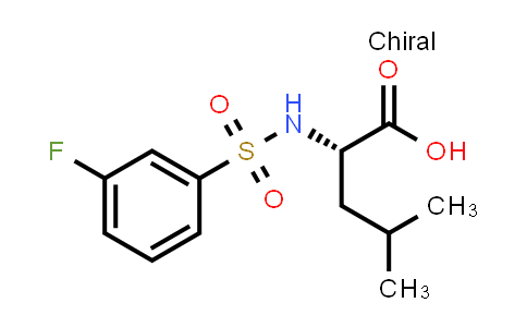 1103527-39-4 | ((3-Fluorophenyl)sulfonyl)-L-leucine