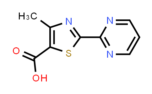 CAS No. 1104276-29-0, 4-Methyl-2-pyrimidin-2-yl-1,3-thiazole-5-carboxylic acid