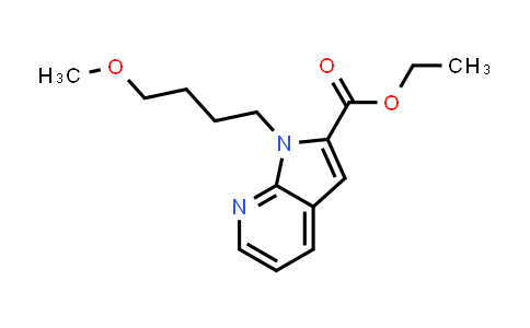 CAS No. 1104786-91-5, 1H-Pyrrolo[2,3-b]pyridine-2-carboxylic acid, 1-(4-methoxybutyl)-, ethyl ester