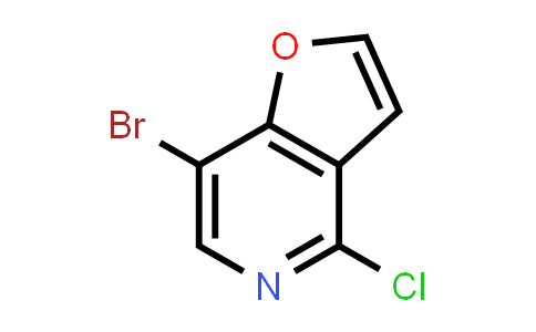 CAS No. 1105187-43-6, 7-Bromo-4-chlorofuro[3,2-c]pyridine