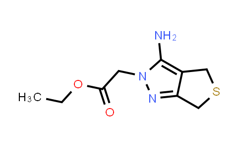 CAS No. 1105190-33-7, Ethyl (3-amino-4H-thieno[3,4-c]pyrazol-2(6H)-yl)acetate
