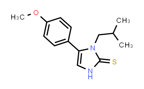 CAS No. 1105190-34-8, 1-Isobutyl-5-(4-methoxyphenyl)-1,3-dihydro-2H-imidazole-2-thione