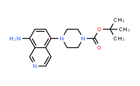 1105191-23-8 | tert-Butyl 4-(8-amino-5-isoquinolinyl)-1-piperazinecarboxylate