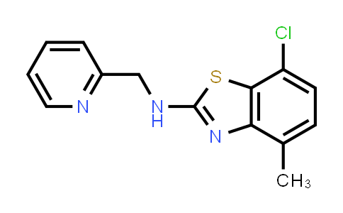 CAS No. 1105191-36-3, 7-Chloro-4-methyl-N-(pyridin-2-ylmethyl)-1,3-benzothiazol-2-amine