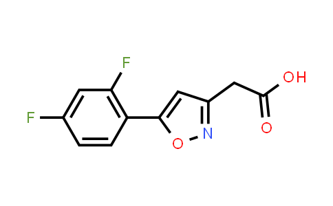 CAS No. 1105191-64-7, [5-(2,4-Difluorophenyl)isoxazol-3-yl]acetic acid