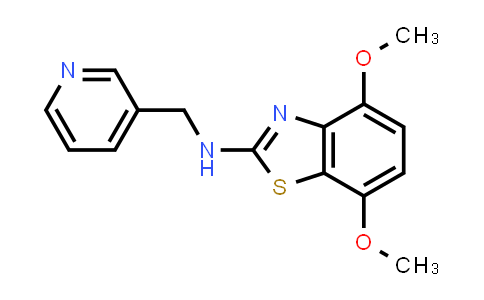 CAS No. 1105192-32-2, 4,7-Dimethoxy-N-(pyridin-3-ylmethyl)benzo[d]thiazol-2-amine