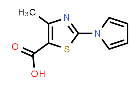 1105192-39-9 | 4-Methyl-2-(1H-pyrrol-1-yl)-1,3-thiazole-5-carboxylic acid