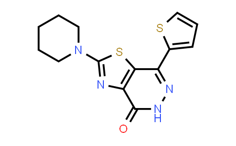 CAS No. 1105192-52-6, 2-Piperidin-1-yl-7-(2-thienyl)[1,3]thiazolo[4,5-d]pyridazin-4(5H)-one