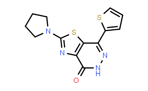 1105192-70-8 | 2-Pyrrolidin-1-yl-7-(2-thienyl)[1,3]thiazolo[4,5-d]pyridazin-4(5H)-one