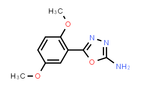CAS No. 1105193-64-3, 5-(2,5-Dimethoxyphenyl)-1,3,4-oxadiazol-2-amine