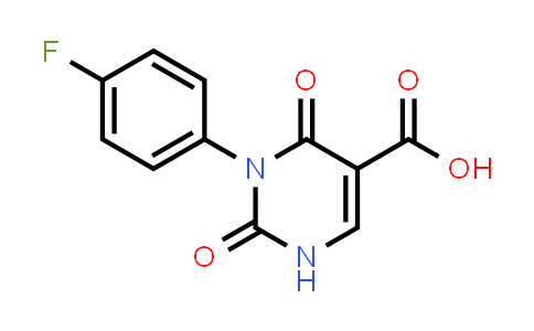 1105193-80-3 | 3-(4-Fluorophenyl)-2,4-dioxo-1,2,3,4-tetrahydropyrimidine-5-carboxylic acid