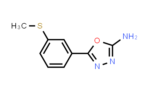1105193-89-2 | 5-[3-(Methylthio)phenyl]-1,3,4-oxadiazol-2-amine