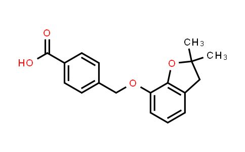 1105194-08-8 | 4-(((2,2-Dimethyl-2,3-dihydrobenzofuran-7-yl)oxy)methyl)benzoic acid