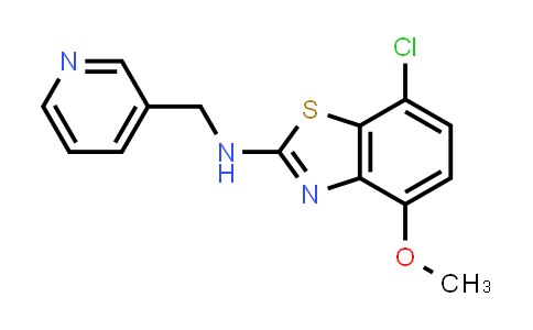 CAS No. 1105194-29-3, 7-Chloro-4-methoxy-N-(pyridin-3-ylmethyl)benzo[d]thiazol-2-amine