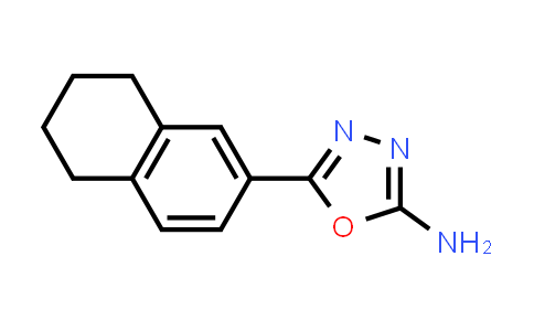 CAS No. 1105194-40-8, 5-(5,6,7,8-Tetrahydronaphthalen-2-yl)-1,3,4-oxadiazol-2-amine