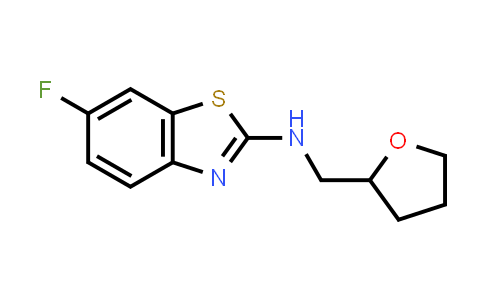 CAS No. 1105194-57-7, 6-Fluoro-N-(tetrahydrofuran-2-ylmethyl)-1,3-benzothiazol-2-amine