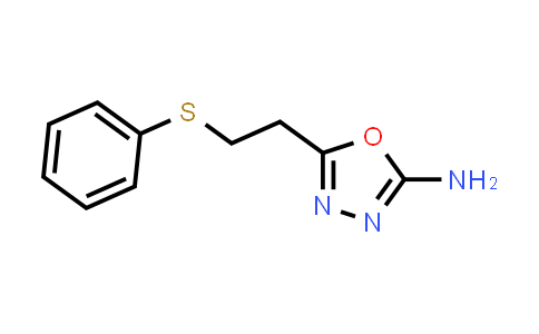 CAS No. 1105194-76-0, 5-[2-(Phenylthio)ethyl]-1,3,4-oxadiazol-2-amine