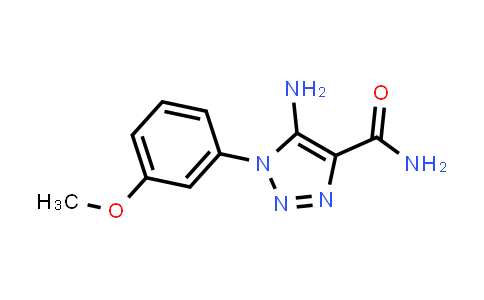 1105195-32-1 | 5-Amino-1-(3-methoxyphenyl)-1H-1,2,3-triazole-4-carboxamide