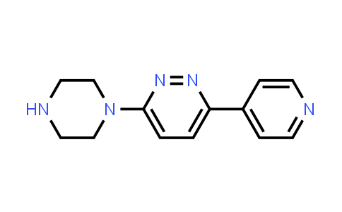CAS No. 1105195-37-6, 3-Piperazin-1-yl-6-pyridin-4-ylpyridazine