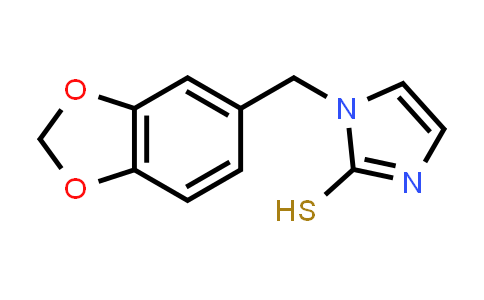 1105195-60-5 | 1-(1,3-Benzodioxol-5-ylmethyl)-1H-imidazole-2-thiol