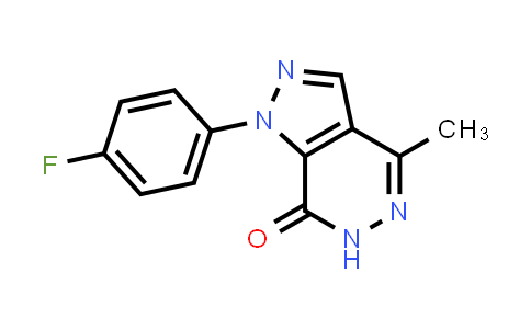CAS No. 1105196-48-2, 1-(4-Fluorophenyl)-4-methyl-1,6-dihydro-7H-pyrazolo[3,4-d]pyridazin-7-one