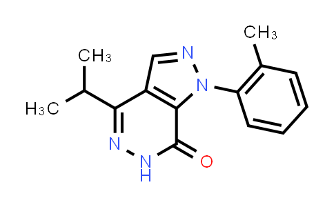 CAS No. 1105197-18-9, 4-Isopropyl-1-(2-methylphenyl)-1,6-dihydro-7H-pyrazolo[3,4-d]pyridazin-7-one