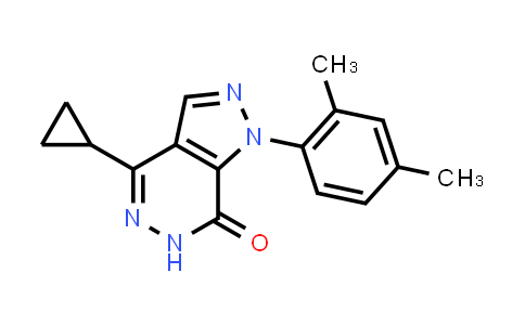 CAS No. 1105197-25-8, 4-Cyclopropyl-1-(2,4-dimethylphenyl)-1,6-dihydro-7H-pyrazolo[3,4-d]pyridazin-7-one