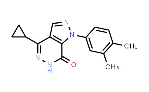 CAS No. 1105197-29-2, 4-Cyclopropyl-1-(3,4-dimethylphenyl)-1,6-dihydro-7H-pyrazolo[3,4-d]pyridazin-7-one
