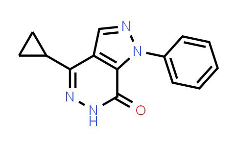 CAS No. 1105197-41-8, 4-Cyclopropyl-1-phenyl-1,6-dihydro-7H-pyrazolo[3,4-d]pyridazin-7-one