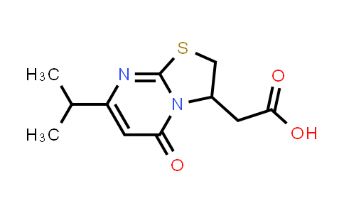 1105198-41-1 | (7-Isopropyl-5-oxo-2,3-dihydro-5H-[1,3]thiazolo[3,2-a]pyrimidin-3-yl)acetic acid
