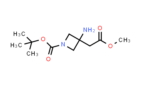 1105662-89-2 | tert-Butyl 3-amino-3-(2-methoxy-2-oxoethyl)azetidine-1-carboxylate