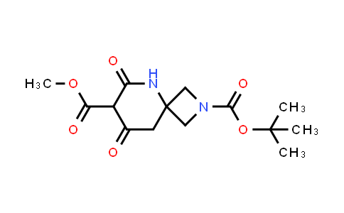 CAS No. 1105662-93-8, 2,5-Diazaspiro[3.5]nonane-2,7-dicarboxylic acid, 6,8-dioxo-, 2-(1,1-dimethylethyl) 7-methyl ester