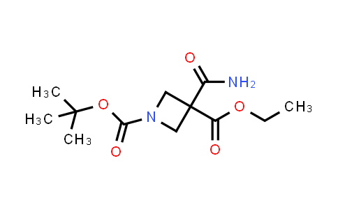 1105663-94-2 | 1-tert-Butyl 3-ethyl 3-carbamoylazetidine-1,3-dicarboxylate