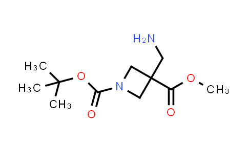 1105663-98-6 | 1-tert-Butyl 3-methyl 3-(aminomethyl)azetidine-1,3-dicarboxylate