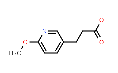 CAS No. 1107609-36-8, 3-(6-Methoxypyridin-3-yl)propanoic acid