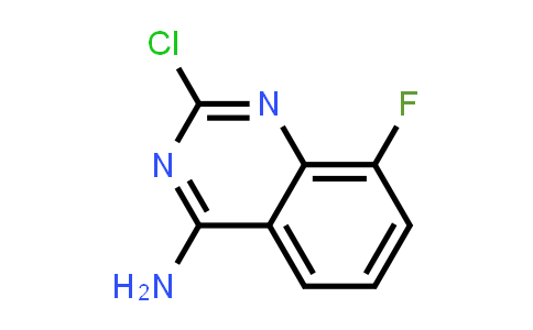 CAS No. 1107695-04-4, 2-Chloro-8-fluoroquinazolin-4-amine