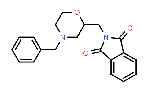 CAS No. 110859-48-8, 2-[[4-(Phenylmethyl)-2-morpholinyl]methyl]-1H-isoindole-1,3(2H)-dione