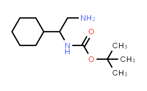 CAS No. 1111598-02-7, tert-Butyl (2-amino-1-cyclohexylethyl)carbamate