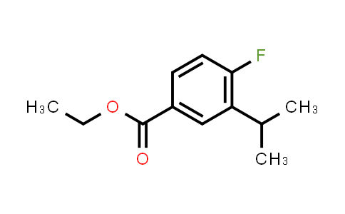 CAS No. 1112179-21-1, ethyl 4-fluoro-3-isopropylbenzoate