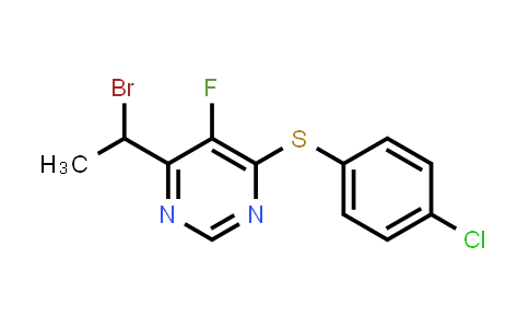 1112937-26-4 | 4-(1-Bromoethyl)-6-[(4-chlorophenyl)thio]-5-fluoropyrimidine